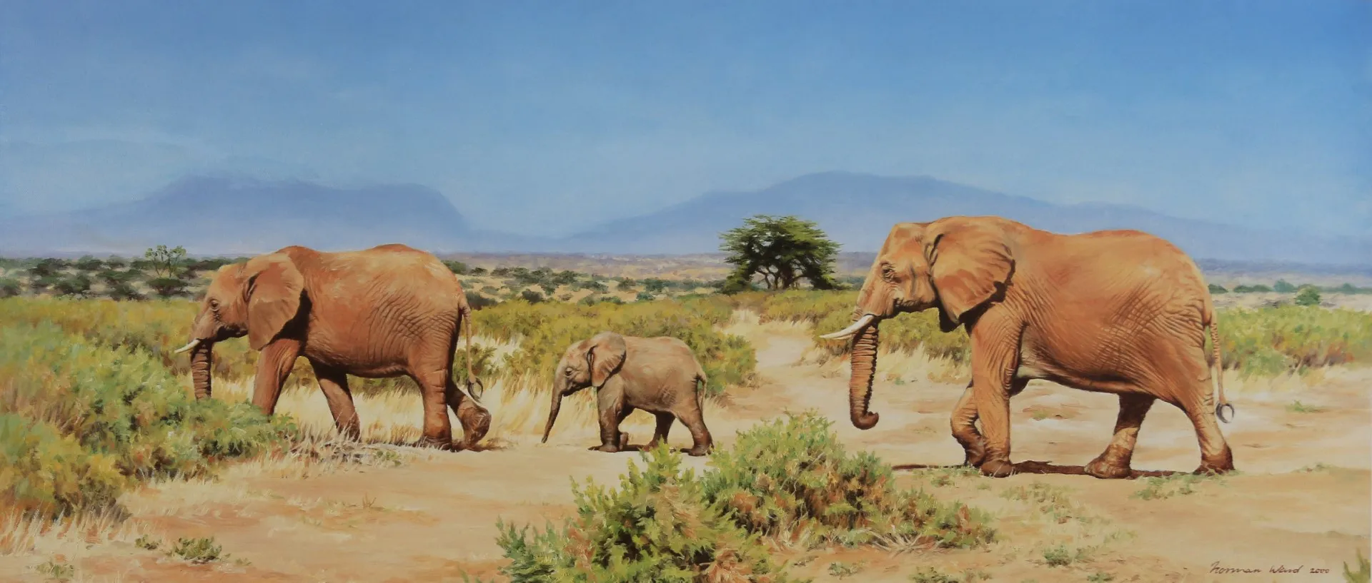 A painting by Norman Ward